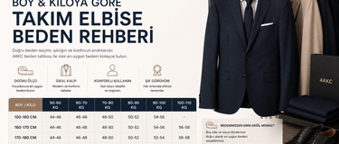 Boy ve Kiloya Göre Takım Elbise Bedeni Nasıl Hesaplanır?