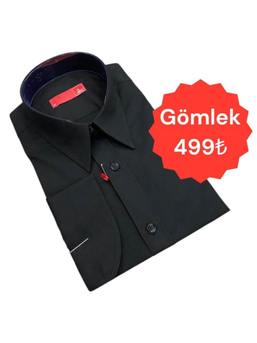 23k111-001 İtalyan Yaka Gömlek