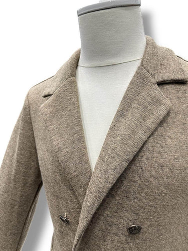 23k8227-07 Örgü Kruvaze Ceket