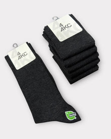 Jakarlı Antrasit Siyah Bambu Çorap