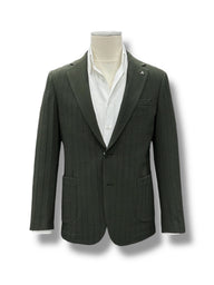 Standard Fit Lycra Patch Pocket Khaki Relief Jacket