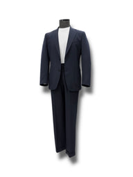 Modern Fit Navy Travel Suit with Bag Pocket