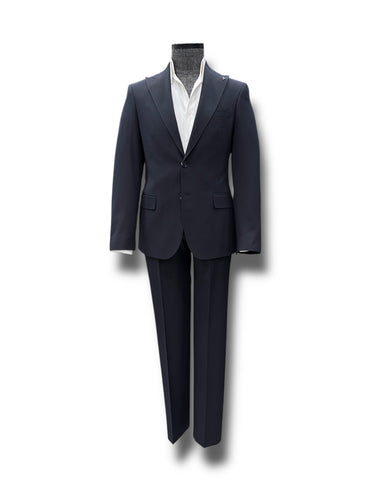 Slim Fit Navy Blue Gentleman Suit