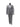 Slim Fit Gri Gent Takım Elbise