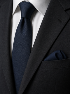 Travel Indigo Tie