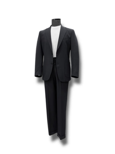 Modern Fit Torba Cep Siyah Travel Takım Elbise