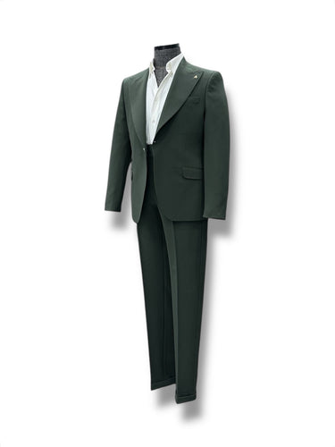 Slim Fit Likralı Kumaş Haki Boost Takım Elbise