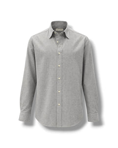 Standard Fit Flannel Textured Mink Cotton Flanella Shirt