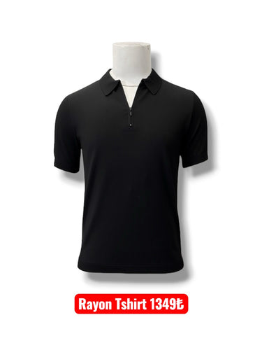 Rayon Yakalı Tshirt