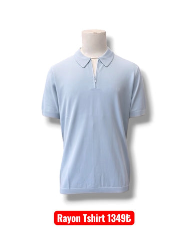 Rayon Yakalı Tshirt