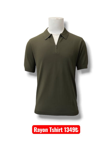 Rayon Yakalı Tshirt