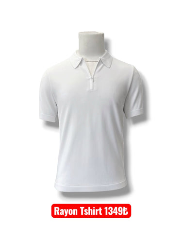 Rayon Yakalı Tshirt