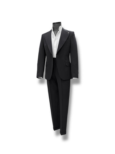 Slim Fit Likralı Kumaş Siyah Boost Takım Elbise