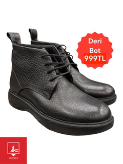 Bağcıklı Deri Bot