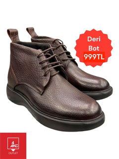 Bağcıklı Deri Bot