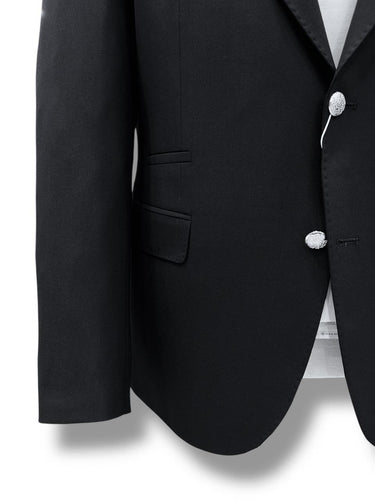 Siyah Slim Fit Likralı Blazer Ceket