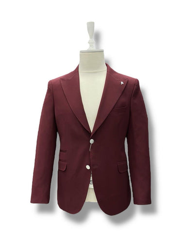 Bordo Standart Fit Spor Ceket
