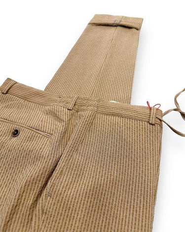 Çizgili Gofre Pantolon