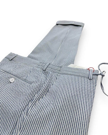 Çizgili Gofre Pantolon