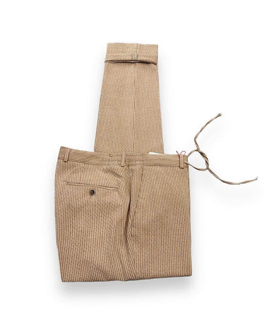 Çizgili Gofre Pantolon