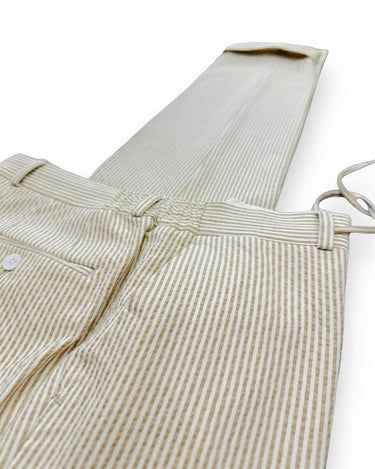 Çizgili Gofre Pantolon