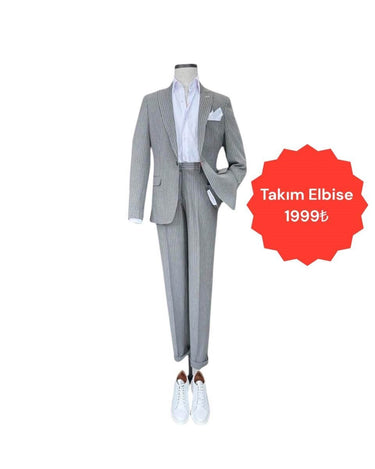 Çizgili Takım Elbise