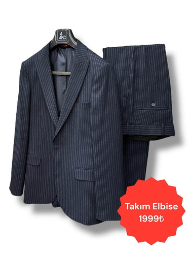 Çizgili Takım Elbise