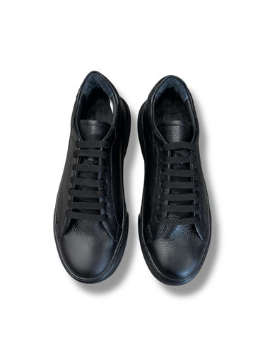 Siyah Deri Sneakers