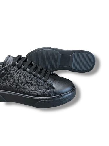 Siyah Deri Sneakers