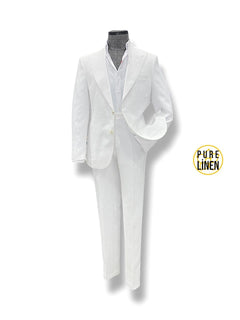 Raw Linen Suit