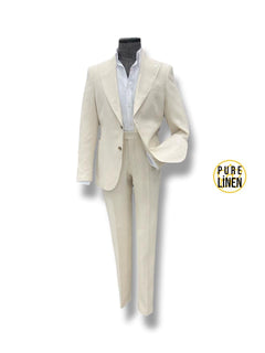 Raw Linen Suit