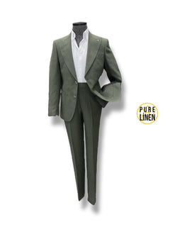 Raw Linen Suit