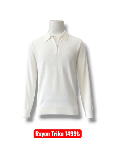 Rayon Yakalı Triko