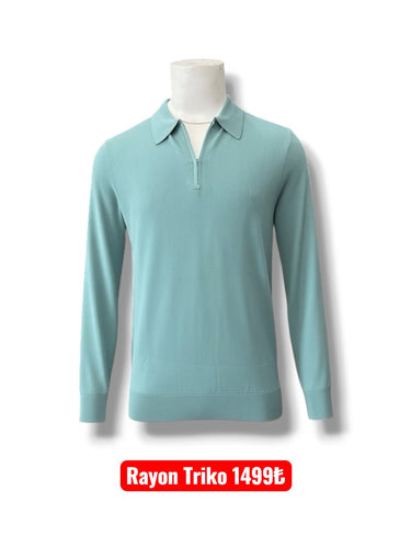 Rayon Yakalı Triko
