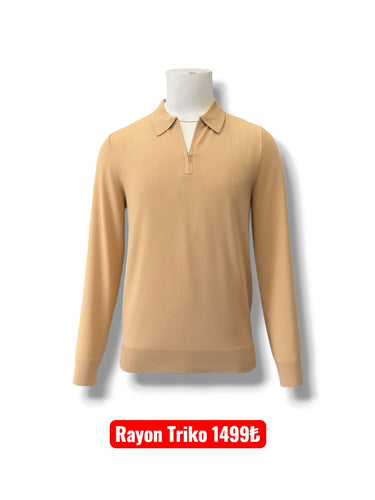Rayon Yakalı Triko