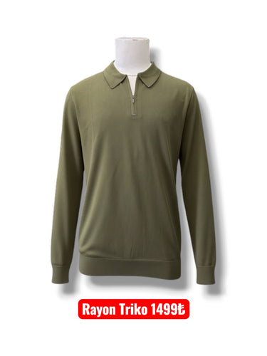 Rayon Yakalı Triko