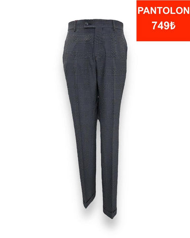 Kareli Gofre Pantolon