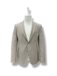 Vizon Standart Fit Micro Dokuma Yün Ceket