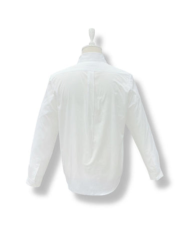 Beyaz Comfort Fit Desenli Pamuk Gömlek