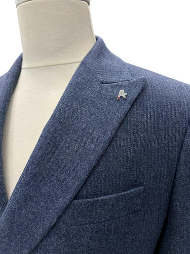 İndigo Slim Fit Kruvaze Ceket