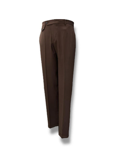 Kahverengi Standart Fit Yan Cep Pantolon