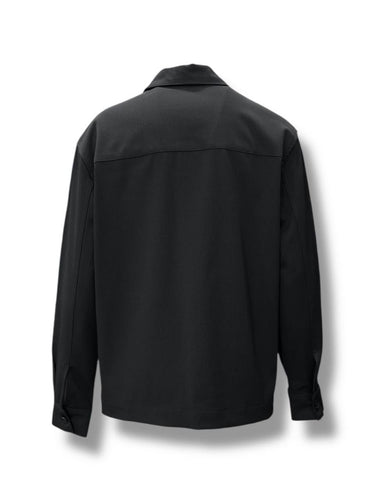 Siyah Regular Fit Mevsimlik Cepli Mont-Gömlek