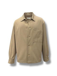 Camel Regular Fit Seasonal Jacket-Shirt with Pockets