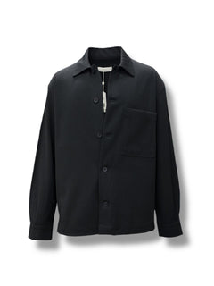 Black Regular Fit Seasonal Jacket-Shirt with Pockets