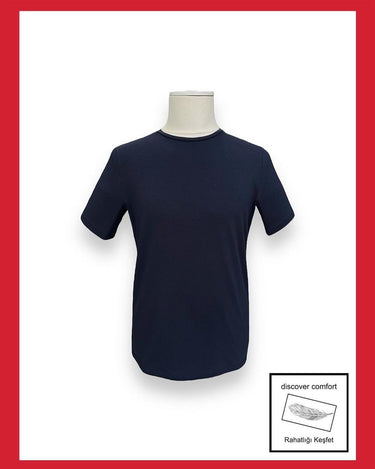 Basic T-Shirt Lacivert