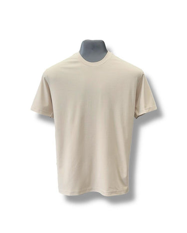 Bej Standart Fit Basic T-shirt