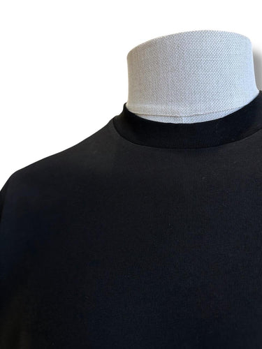 Siyah Oversize Pamuk T-shirt