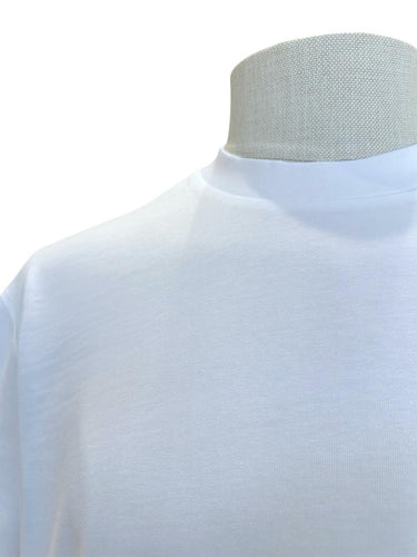 Beyaz Oversize Pamuk T-shirt