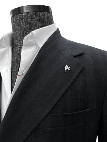 Siyah Kruvaze Takım Elbise