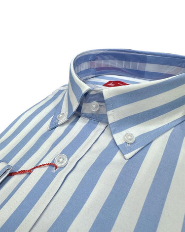 Yaka Düğmeli Regulafit Pamuk Gömlek